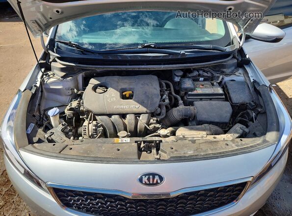 3KPFL4A75JE171307 2018 KIA FORTE Silver Вид задньої частини салону