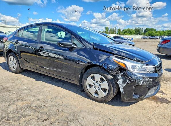 3KPFL4A75JE190827 2018 KIA FORTE Black წინა მარჯვენა