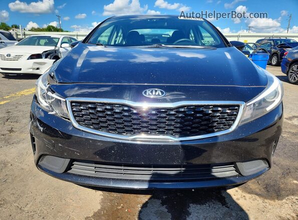 3KPFL4A75JE190827 2018 KIA FORTE Black წინა ხედი