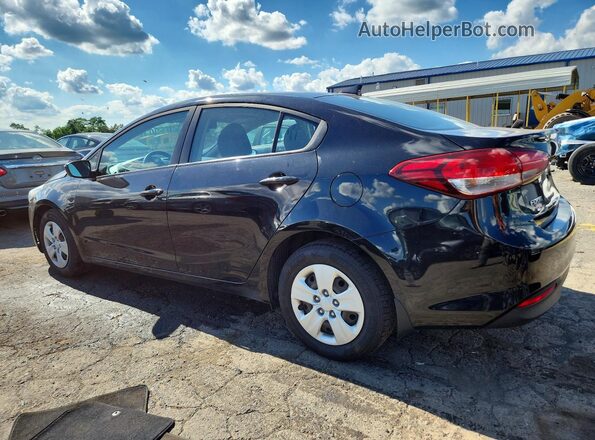 3KPFL4A75JE190827 2018 KIA FORTE Black უკანა მარცხენა