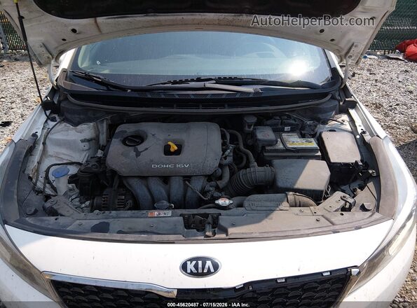 3KPFL4A75JE220666 2018 KIA FORTE White Widok z tyłu