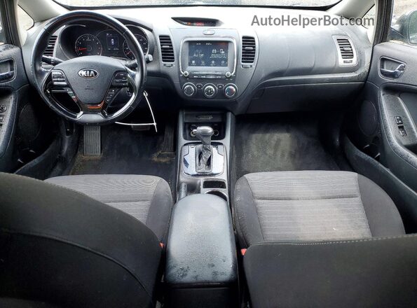 3KPFL4A75JE284285 2018 KIA FORTE Black Вид панелі приладів