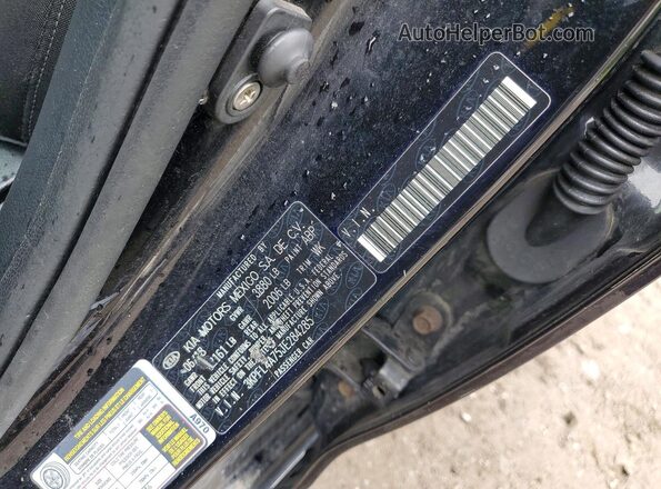 3KPFL4A75JE284285 2018 KIA FORTE Black Вид підкапотного простору