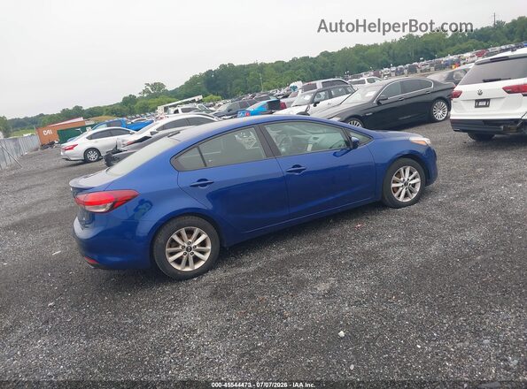 3KPFL4A76HE054619 2017 KIA FORTE Blue Tył prawy