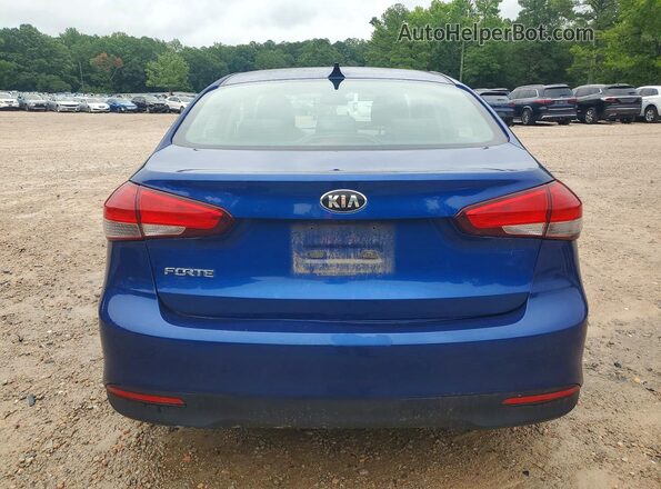 3KPFL4A76HE124877 2017 KIA FORTE Blue Vista trasera