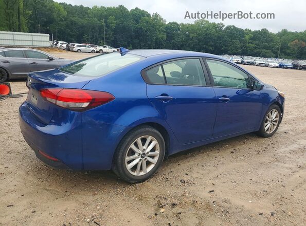 3KPFL4A76HE124877 2017 KIA FORTE Blue Trasero derecho
