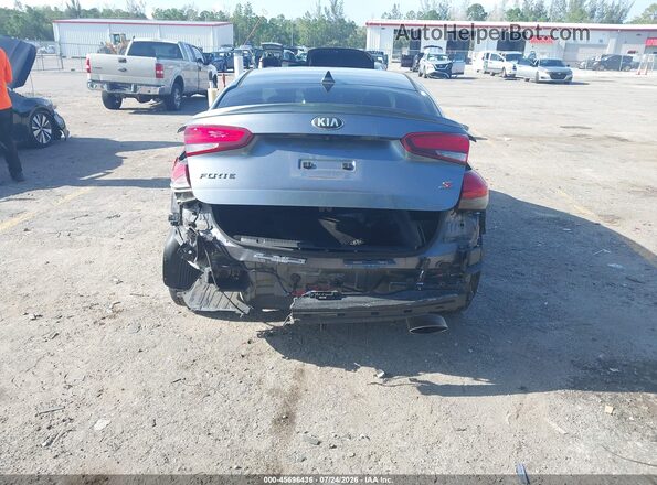 3KPFL4A76JE195535 2018 KIA FORTE Gray წინა ხედი
