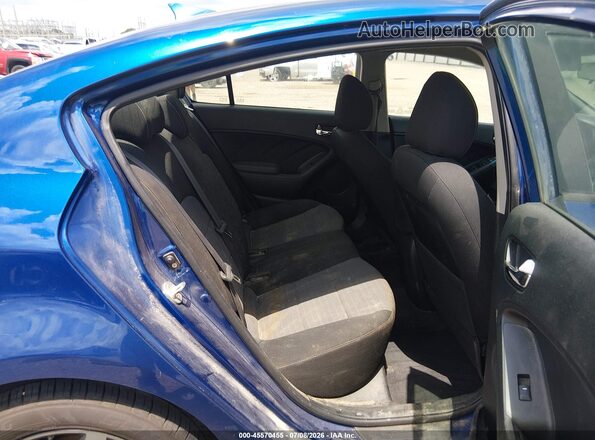 3KPFL4A76JE224936 2018 KIA FORTE Blue VIN კოდის სტიკერის ხედი