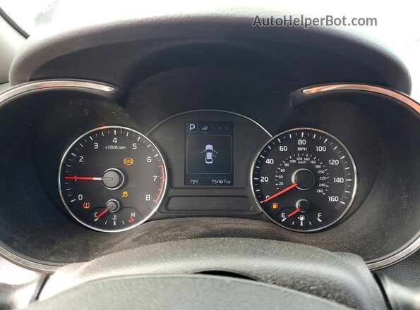 3KPFL4A76JE249173 2018 KIA FORTE Черный Вид щитка приборов