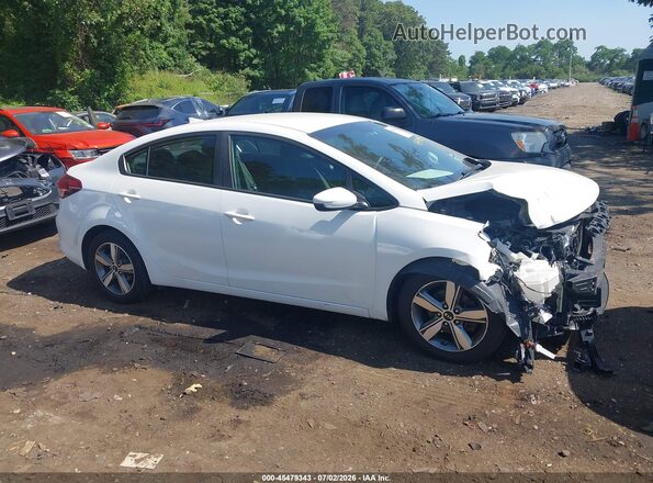 3KPFL4A76JE274042 2018 KIA FORTE White Widok wnętrza z tyłu