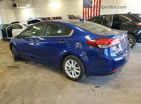 3KPFL4A77HE036730 2017 KIA FORTE Blue Trasero izquierdo