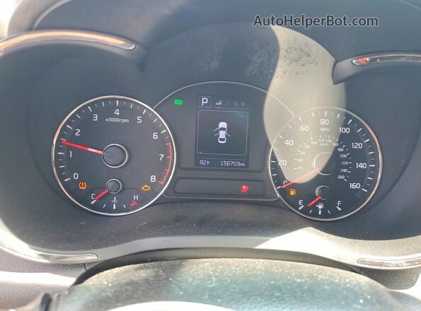 3KPFL4A78HE032816 2017 KIA FORTE White Вид щитка приладів