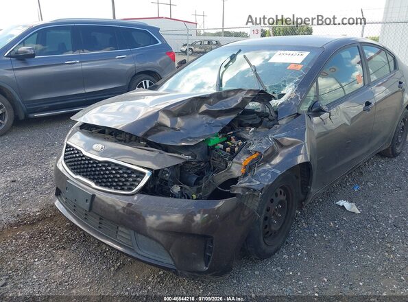3KPFL4A78HE148792 2017 KIA FORTE Brown Вид щитка приладів