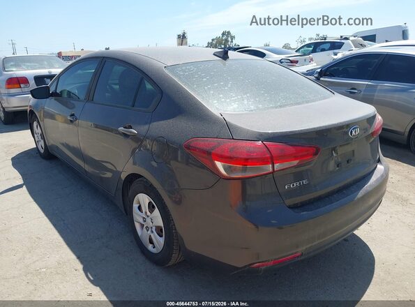 3KPFL4A78JE180809 2018 KIA FORTE Gray Trasero izquierdo