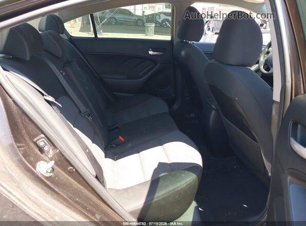 3KPFL4A78JE180809 2018 KIA FORTE Gray Vista de la etiqueta del VIN