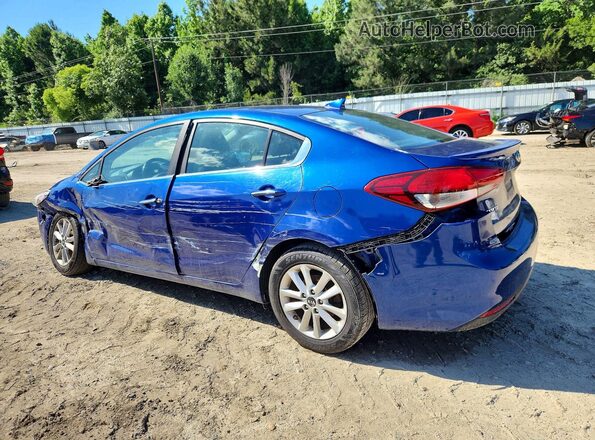 3KPFL4A79HE080261 2017 KIA FORTE Blue Rear left