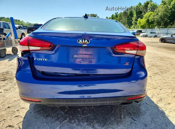 3KPFL4A79HE080261 2017 KIA FORTE Blue Rear view