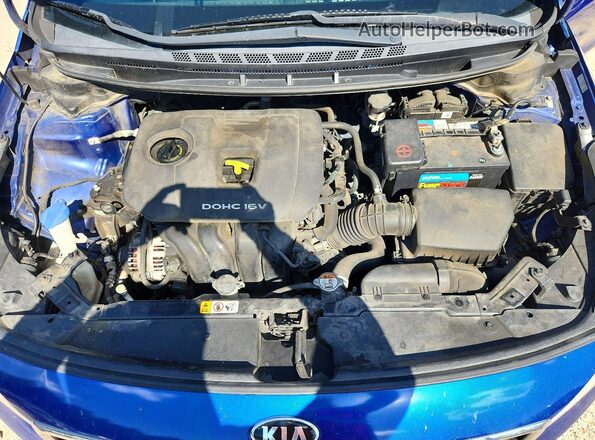 3KPFL4A79HE080261 2017 KIA FORTE Blue Rear interior view