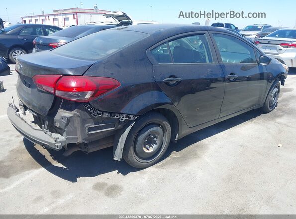 3KPFL4A79HE133136 2017 KIA FORTE Black Tył prawy