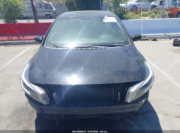 3KPFL4A79HE133136 2017 KIA FORTE Black Widok zestawu wskaźników