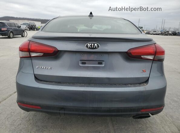 3KPFL4A79JE198039 2018 KIA FORTE Silver უკანა ხედი