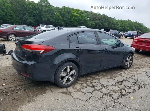 3KPFL4A79JE240564 2018 KIA FORTE Black Tył prawy