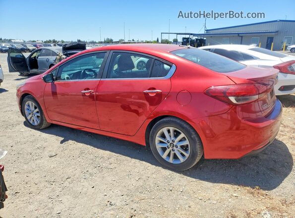 3KPFL4A7XHE010459 2017 KIA FORTE Red Trasero izquierdo