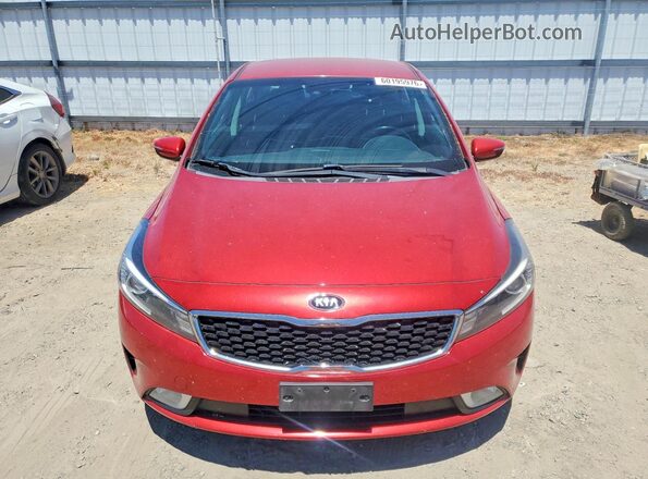 3KPFL4A7XHE010459 2017 KIA FORTE Red Vista frontal