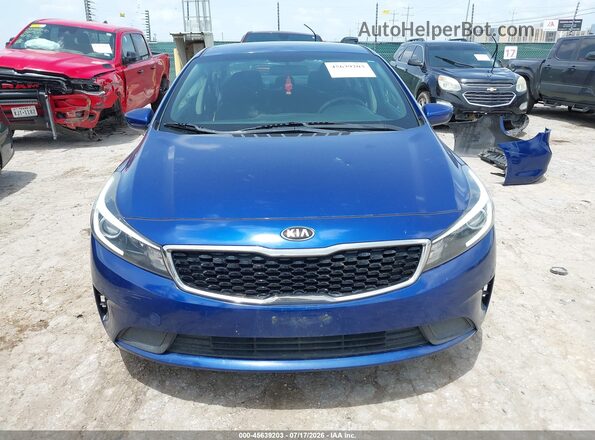 3KPFL4A7XHE015662 2017 KIA FORTE Blue Սալոնի հետևի տեսք