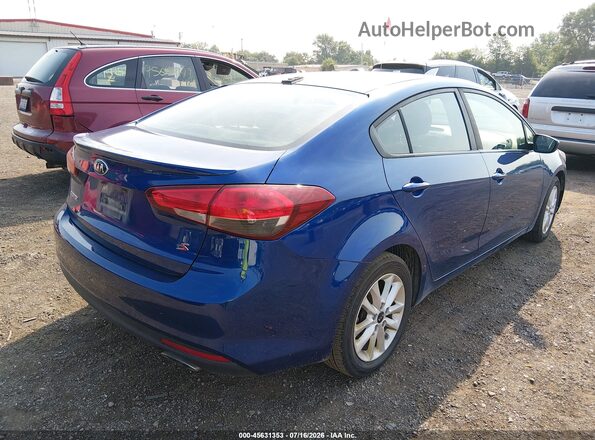 3KPFL4A7XHE087574 2017 KIA FORTE Blue Rear right