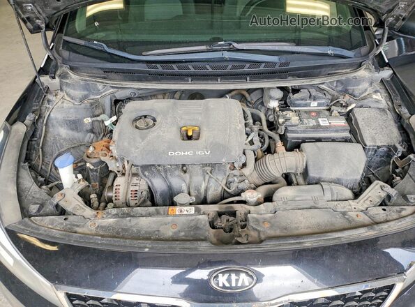 3KPFL4A7XJE207119 2018 KIA FORTE Черный Вид задней части салона
