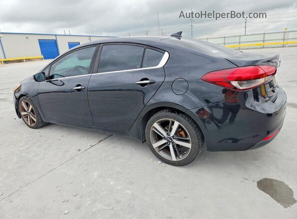 3KPFL4A80HE106979 2017 KIA FORTE Black Задня ліва чверть