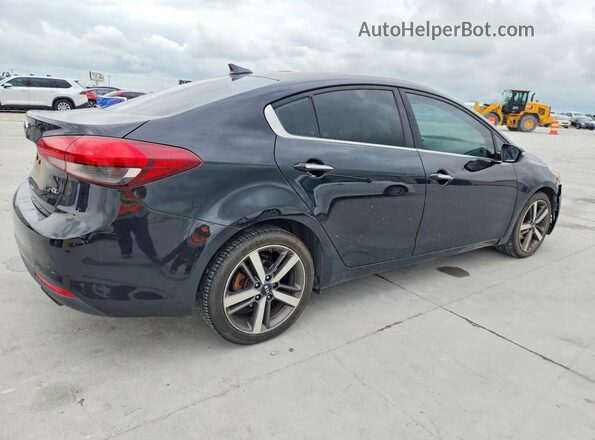3KPFL4A80HE106979 2017 KIA FORTE Black Задня права чверть