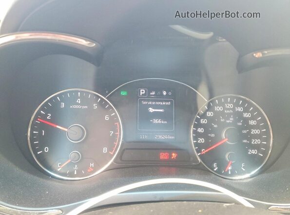 3KPFL4A86HE069257 2017 KIA FORTE Blue ხელსაწყოთა პანელის ხედი