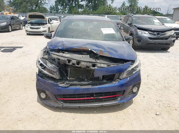 3KPFN5A36JE193233 2018 KIA FORTE Blue Widok wnętrza z tyłu