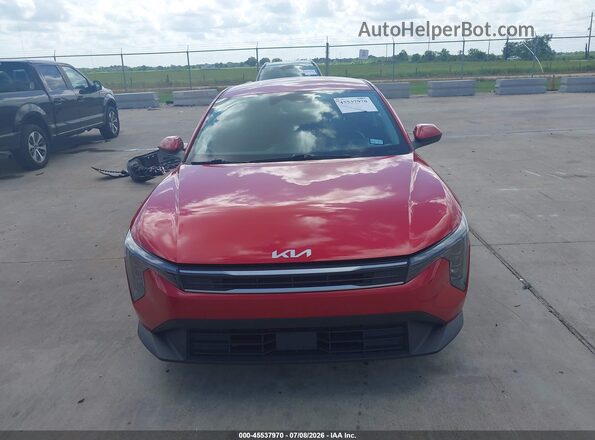 3KPFT4DE0SE046534 2025 KIA K4 Красный Вид щитка приборов
