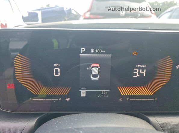 3KPFT4DE0SE150702 2025 KIA K4 Charcoal Вид щитка приладів