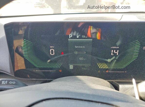 3KPFT4DE0SE249925 2025 KIA K4 Синий Вид щитка приборов