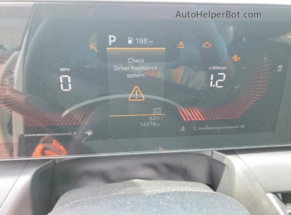 3KPFT4DE1SE172174 2025 KIA K4 White Вид щитка приладів