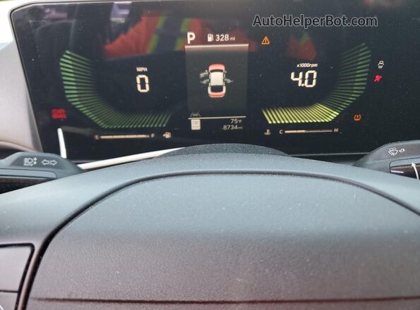 3KPFT4DE1SE185135 2025 KIA K4 Blue Вид щитка приладів