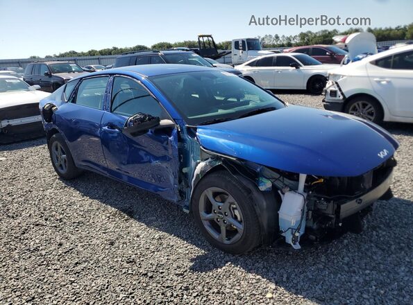 3KPFT4DE1SE185135 2025 KIA K4 Blue Передня права чверть