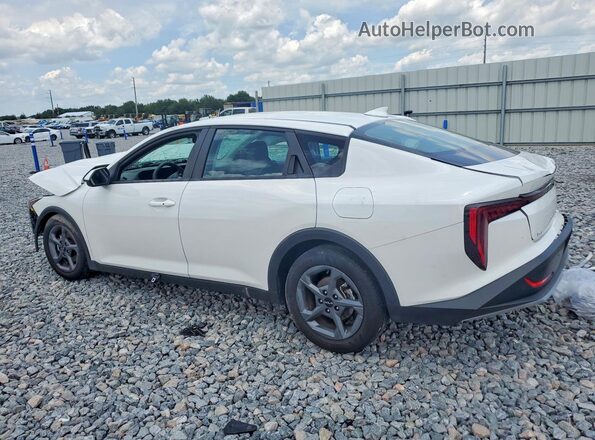 3KPFT4DE2SE020758 2025 KIA K4 White უკანა მარცხენა