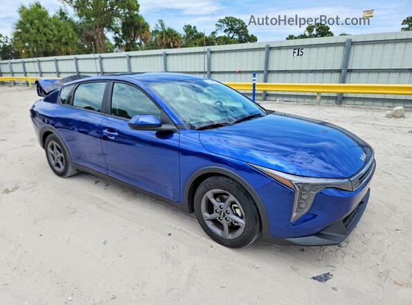 3KPFT4DE2SE139314 2025 KIA K4 Blue წინა მარჯვენა