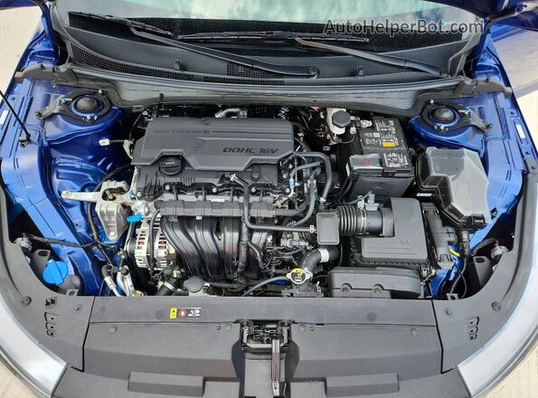 3KPFT4DE2SE139314 2025 KIA K4 Blue უკანა სალონის ხედი