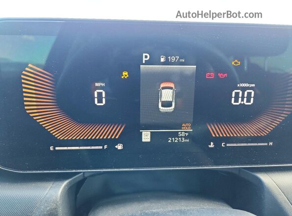 3KPFT4DE3SE029128 2025 KIA K4 Blue ხელსაწყოთა პანელის ხედი