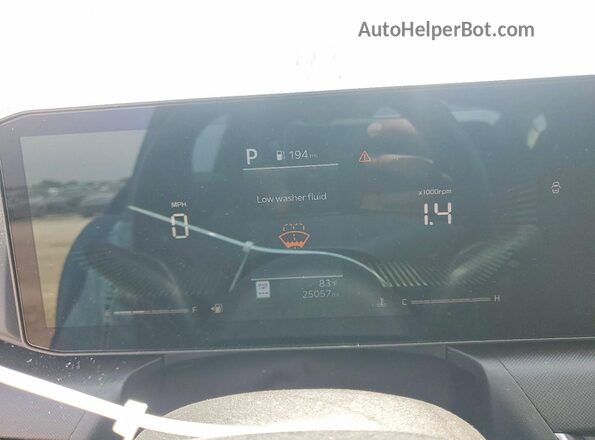 3KPFT4DE3SE067944 2025 KIA K4 Gray Instrument cluster view