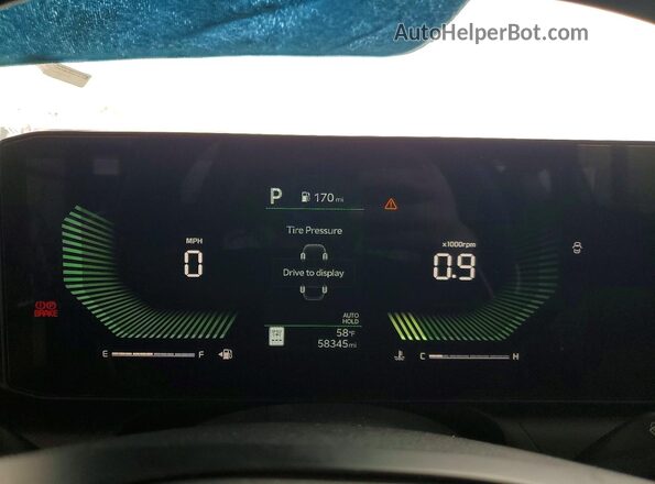 3KPFT4DE4SE068696 2025 KIA K4 Black Instrument cluster view