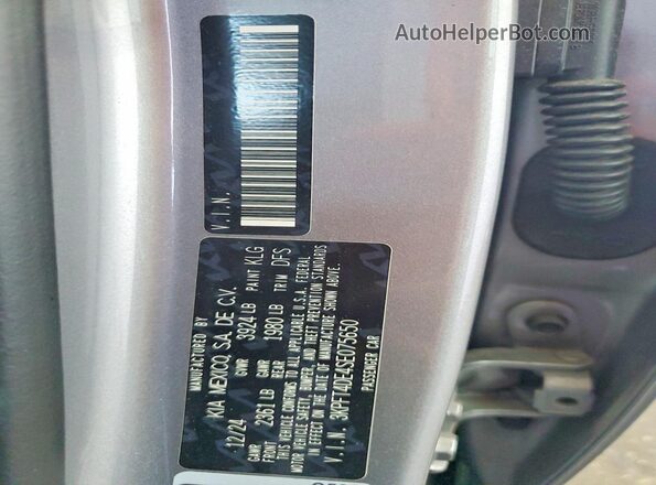 3KPFT4DE4SE075650 2025 KIA K4 Gray Engine compartment view