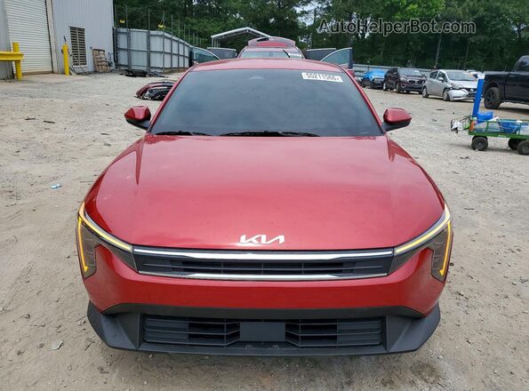 3KPFT4DE4SE186411 2025 KIA K4 Red Vista frontal