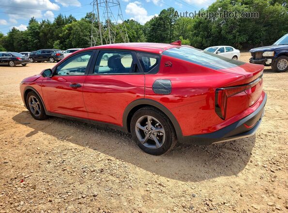 3KPFT4DE4SE187557 2025 KIA K4 Red Rear left